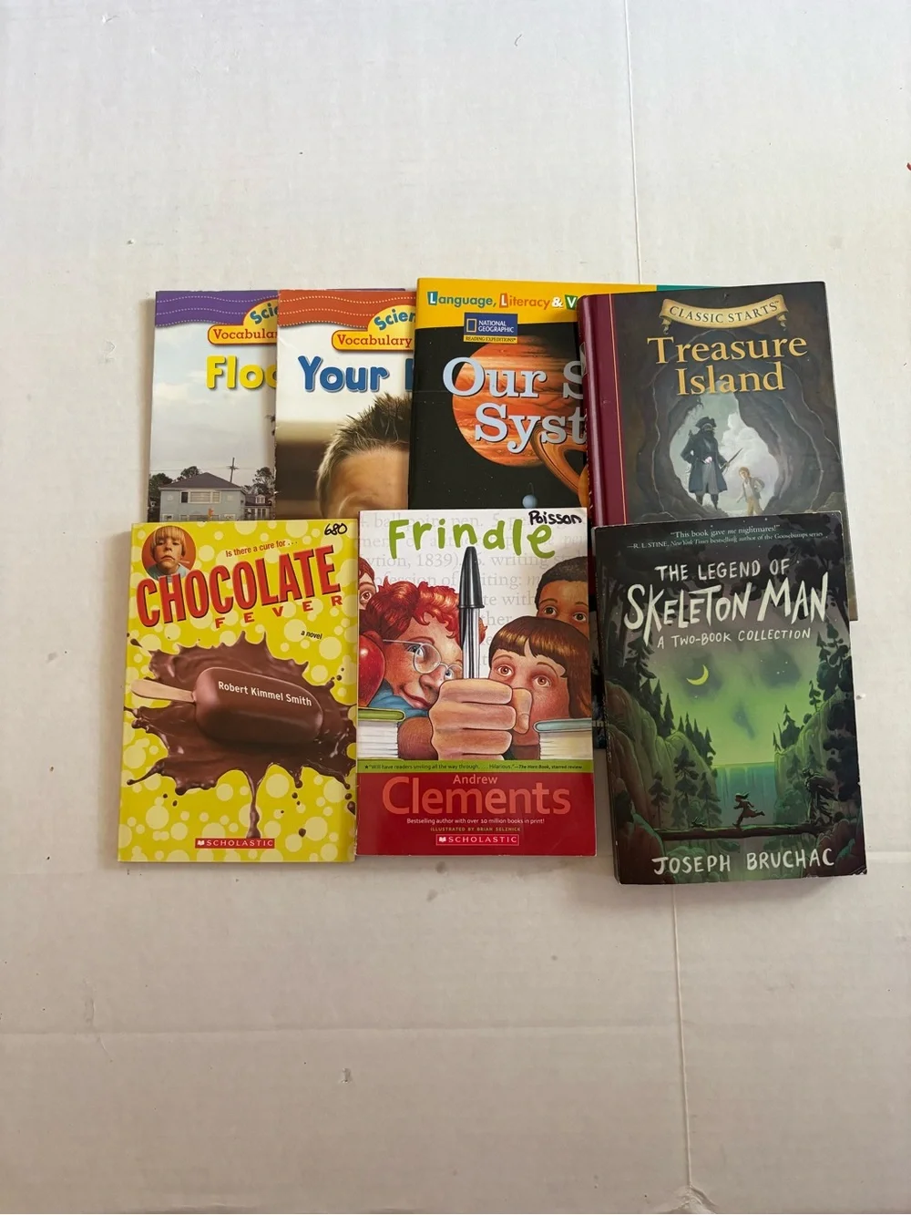 Variety of children book collection